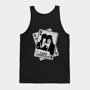 Retro Elvira & Svengoolie Card Style Tank Top